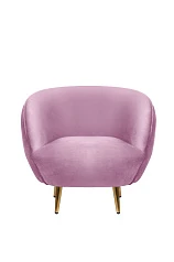 Мягкое кресло Small Benee Pink в интерьере