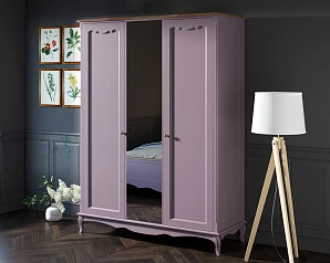 купить Шкаф Leontina Lavanda двухстворчатый с зеркалом арт ST9327ZL