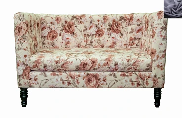 купить Диван Rose Flower в современном стиле темно серый