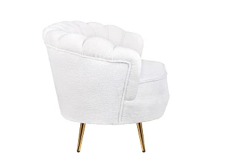 Трехместный диван ракушка для гостиниц Pearl Triple Boucle