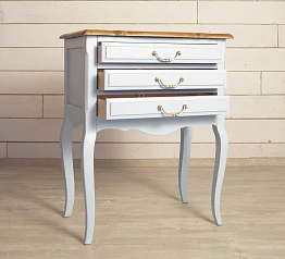 заказать стильные Тумба "Leontina Blue" на 3 ящика арт ST9348B