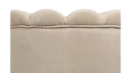 купить Кресло с пуфом ракушка Pearl Taupe