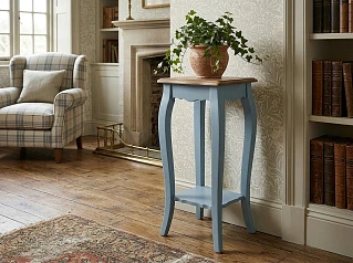 красивые Подставка под цветы "Леонтина (Leontina)" в голубом цвете высокая арт ST9304B на заказ