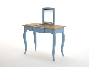 фото Туалетный стол "Leontina Blue" арт ST9309B в интерьере