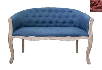 красивый Диван французский стиль Kandy Double Blue красный