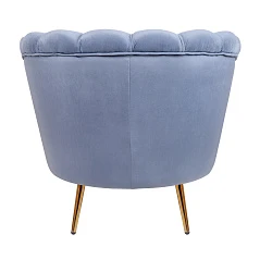 Низкое кресло ракушка Pearl Sky в интерьере