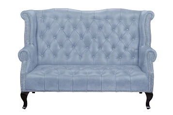 заказать Кожаный дизайнерский диван лофт Royal Sofa Grey