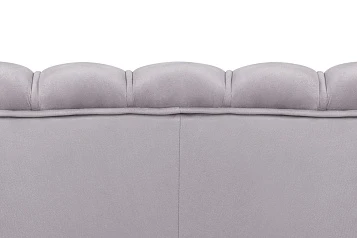 заказать Дизайнерский диван для гостиниц Pearl Triple Grey на черных ножках