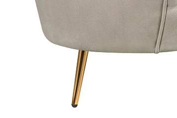 Диван ракушка для гостиниц Pearl Triple Taupe в интернет-магазине