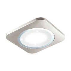 купить 97664 Светодиодный накладной светильник PUYO-S, 28W(LED), 510х510, H40, 3400lm, сталь, никель матовый,