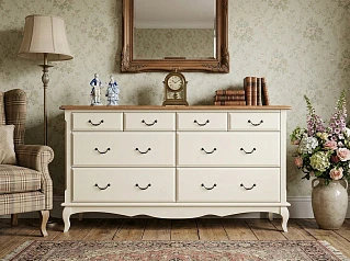 заказать Большой комод "Леонтина (Leontina)" на восемь ящиков арт ST9335/2