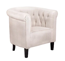 фото Низкое кресло Swaun Beige Velvet