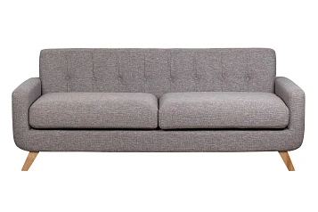 заказать Диван скандинавский на ножках Uter серый