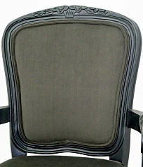 Мягкий стул с подлокотниками Gran Arm Grey в интернет-магазине