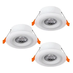 купить 900913 Комплект встраиваемых светильников CALONGE, 3X4,8W (LED), 3000K, 1860lm, ?100, пластик, белый