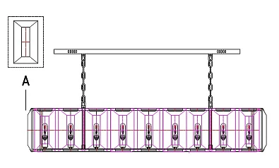 Люстра Harlow L130 в интернет-магазине