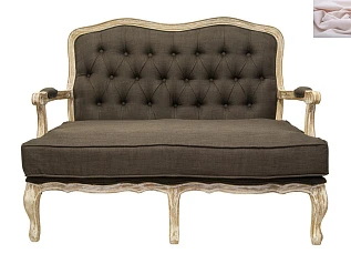 купить красивый Двухместный дизайнерский диван Yareli Brown V2 в интернет-магазине