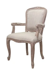 Мягкий стул с подлокотниками Gran Arm Beige