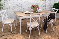 фото Стул Cross Back White в интерьере