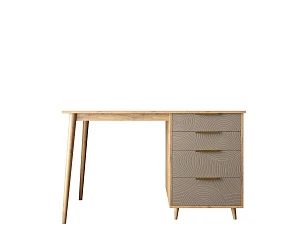 фото Стол рабочий "Line" одной тумбой R23/beige