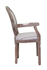 Мягкий стул с подлокотниками Volker Arm Pinstripe в интерьере