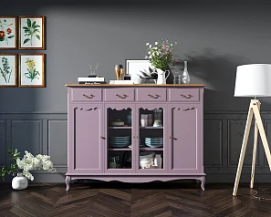 купить красивый Комод-витрина Leontina Lavanda арт ST9363L