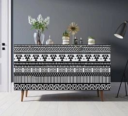 стильный Комод "Berber" с двумя дверками и ящиками принт 19 арт BB17/Print_19
