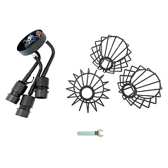 красивые 31531 Люстра TARBES, 3x60W(E27), сталь, черный на заказ