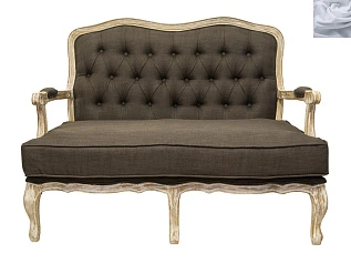 заказать Прямой диван модерн Yareli Brown V2 серый