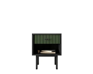 купить стильные Тумбочка с верхним ящиком "Emerson" арт EM11/green/L
