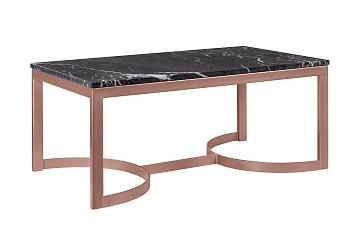 стильный Журнальный столик прямоугольный Aron Marble-Cu на заказ