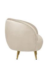 Мягкое кресло для гостиниц Small Benee Beige на заказ