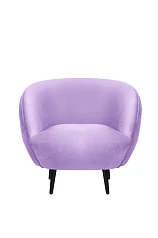 заказать Мягкое кресло Small Benee Purple на черных ножках