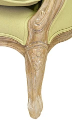 фото Мягкое полукресло с подлокотниками Aldo Green в интерьере