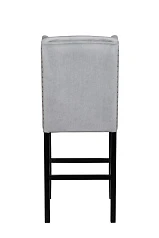 стильный Дизайнерский барный стул Skipton Grey Velvet