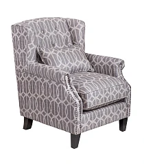 Мягкое полукресло с подлокотниками Scott Grey на заказ в интернет-магазине