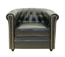 Кожаное кресло Karo Black на заказ в интернет-магазине