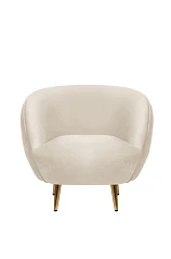 Мягкое кресло для гостиниц Small Benee Beige на заказ
