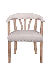 Мягкий стул с подлокотниками Tanner Beige на заказ в интернет-магазине