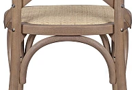 красивый Стул Cross Back Brown