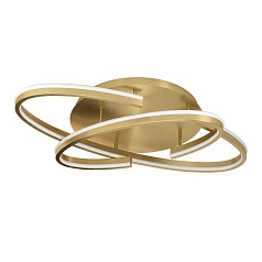 купить стильные 390534 Светодиодный настенно-потолочный светильник с регулировкой цветовой температуры BOGADO, 40W(LED) ,2200-6500K, 7000lm, сталь, золотой, белый в интернет-магазине