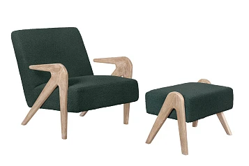 Кресло с пуфом Arrow Oak в интернет-магазине