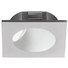 заказать 96902 Светодиодный встраиваемый светильник для лестниц ZARATE, 2W(LED), 80х80, литой алюминий, серебря