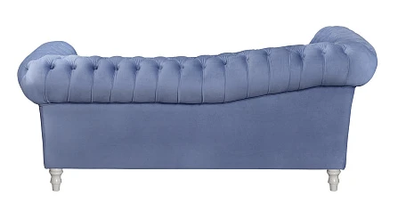 Двухместный диван Lina Blue-W синий на заказ в интернет-магазине