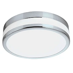 красивые 94998 Светодиодный настенно-потолочный светильник LED PALERMO, 11W (LED), ?225, IP44, сталь, хром/сатиновое на заказ