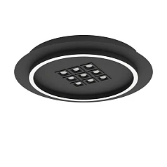 купить 901191 Светодиодный потолочный светильник с регул тем-ры света BALAZOTE, 1X20,5W 9X0,9W(LED), ?380, 2700-6500K, 2300lm, сталь, черный/пластик, белый