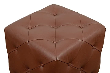 Дизайнерский пуф Amrit Light Brown Leather в интернет-магазине