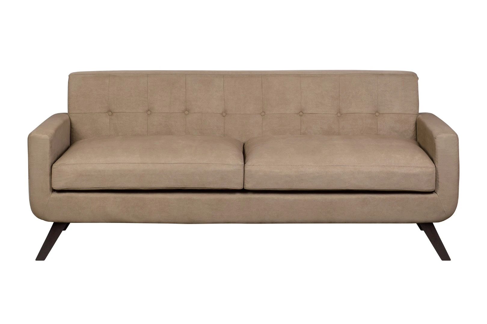 Диван скандинавский на ножках Uter коричневый