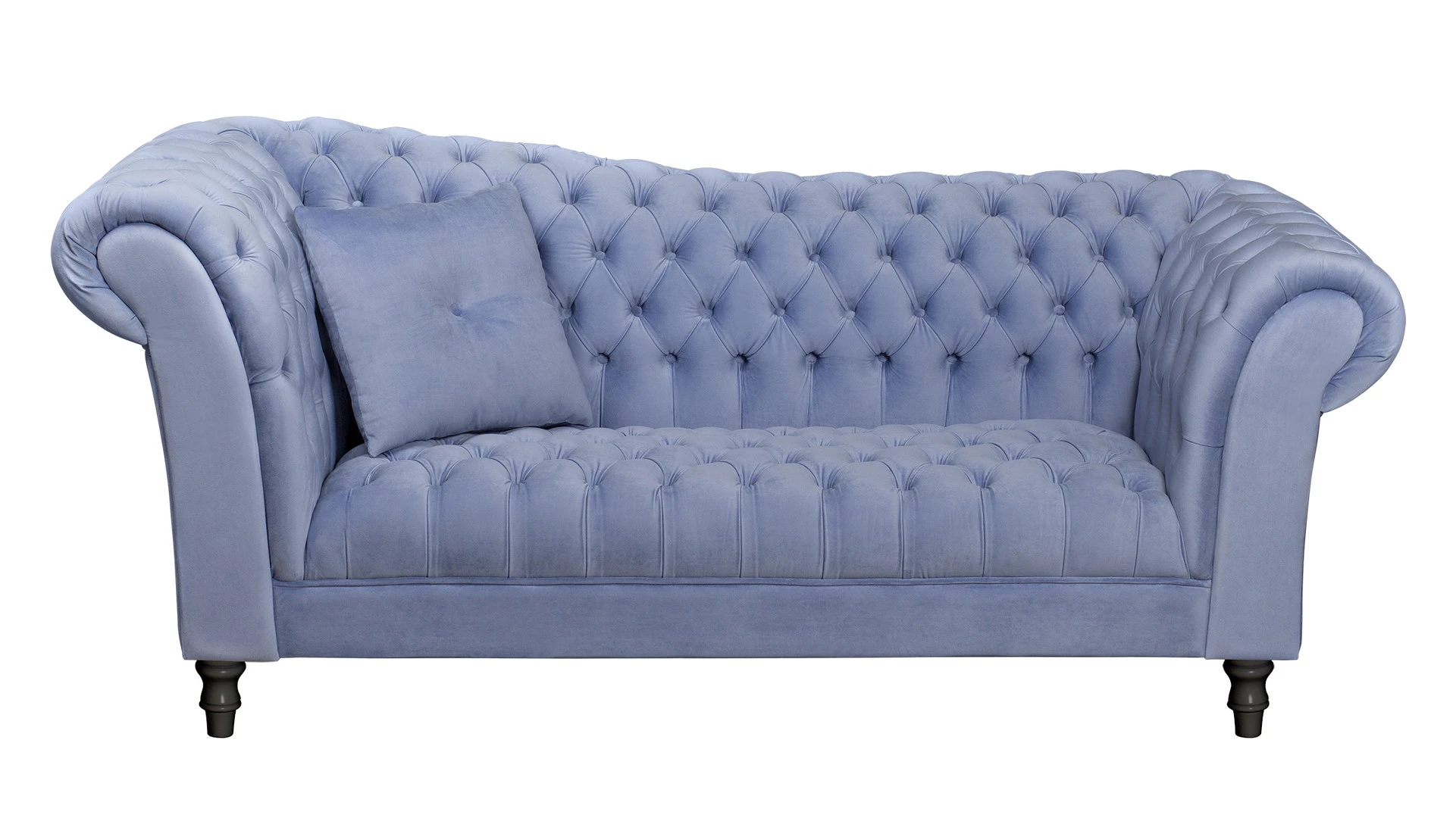 Двухместный диван Lina Blue-B синий