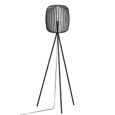 красивые 900522 Торшер ROMAZZINA, 1x40W, E27, H1405, ?325, основание: ?630, сталь, черный